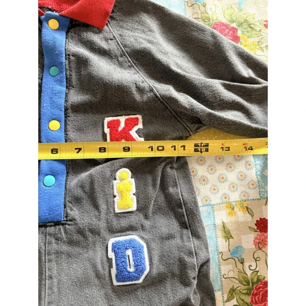 Vintage 80s Buster Brown 24 Months Baby One Piece Denim KID Romper USA
